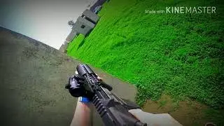 CHEATER GETS LIT UP AND STILL SHOOTS ME (ukaus airsoft field)