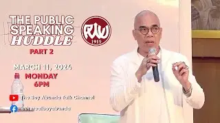 TEASER: The Public Speaking Huddle with Boy Abunda (Part 2)