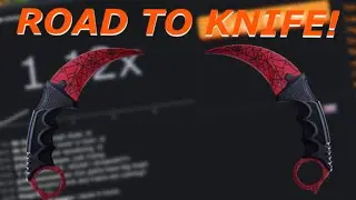 BETTING ON CSGO CRASH! - ROAD TO KNIFE