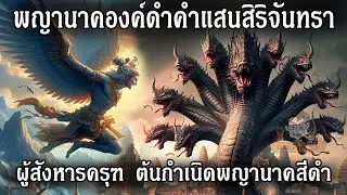 พญานาคองค์ดำคำแสนสิริจันทรา ผู้สังหารครุฑ ต้นกำเนิดพญานาคสีดำ #นาค #พญานาค #ตำนานพญานาค