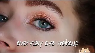 my everday eye makeup + kawaii vibes :3