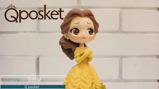 Обзор фигурки Белль в жёлтом платье Q posket. Belle preview