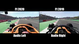 F1 2020 vs F1 2019 (McLaren at Barcelona)