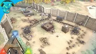 Raid on the Beach Base and a REALLY Bad Wolf! ARK Survival Evolved - PvP Season 2 E11