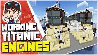 I Built Working Titanic Steam Engines In Vanilla Minecraft! [Steam Engine Tutorial]