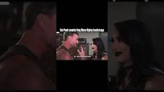 CM Punk comforting Rhea ripley #smackdown #raw #rhearipley #livmorgan #dom #cmpunk