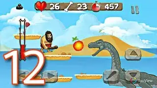 Caveman Chuck Adventure-Beach (Level-12) Typical Anoride gameplay HD.