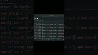 I made Tic Tac Toe game using Python Part 5 #code #coding #python #pythonprogramming