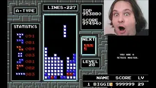 I finally got a maxout in NES tetris!