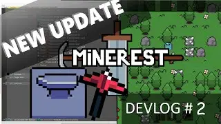Adding a crafting system for my Procedurally Generated Indie game | Minerest devlog #2