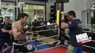 Artem Levin Workout for Lion Fights against Simon Marcus for WBC Muay Thai Light Heavyweight Title