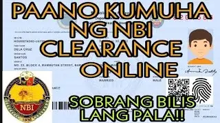 PAANO KUMUHA NG NBI CLEARANCE NGAYONG 2024 | PAANO MAG RENEW NG NBI CLEARANCE? (ONLINE)