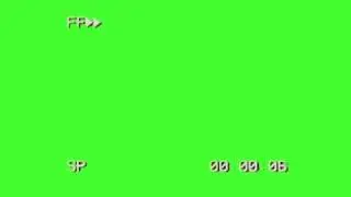 VHS fast forward camera |green screen|