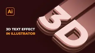 3D Typography Magic in Adobe Illustrator: Step-by-Step Guide to Stunning Text Effects!