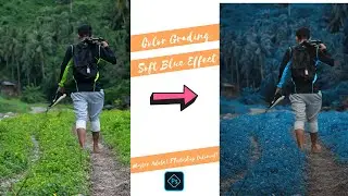 Color Grading Tutorial to get Soft Blue effect in Photoshop!