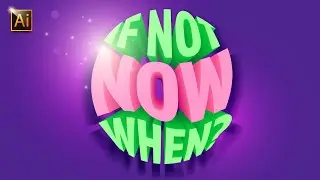 How to make a 3D TEXT EFFECT? EASY!!! ADOBE ILLUSTRATOR TUTORIAL.