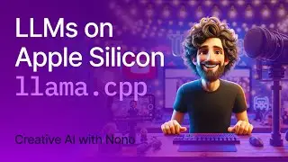 LLAMA 2 on APPLE SILICON with LLAMA.CPP — Creative AI with Nono · Live 107
