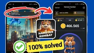 Hamster Combat network request error | Fix Network request error unable to get config | Network ...