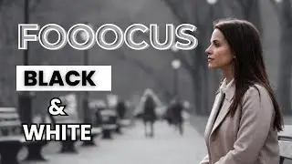 Fooocus black and white: semi-colored images - Stable Diffusion