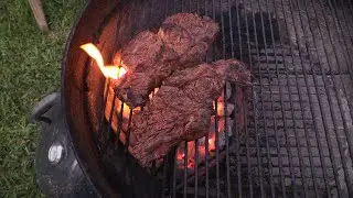 Chuck Eye Steak (Weber Kettle)