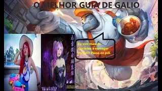 O Melhor Galio Suporte BR... do prata (Runas, Mecânicas e Combos) Gameplay explicativa