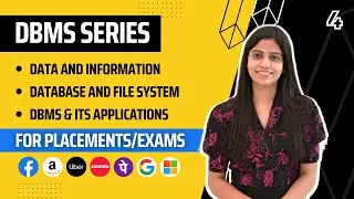 L1 to L4 : Data, Database and FileSystem | Complete DBMS Course | English