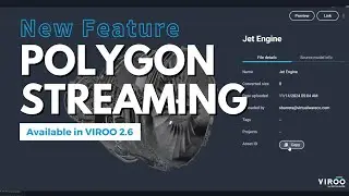 VIROO integration with HTC VIVE’s VIVERSE Polygon Streaming Technology