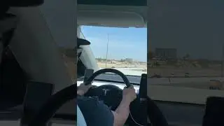 First time to ride a Tesla! 0-60 mph in under a second? Driver said that was 1G acceleration!