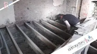 Removing, Insulating and Restoring a Suspended Wooden Floor. Part 2 of 3