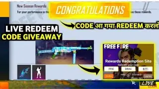 Free Fire Redeem Code Live|| Today Redeem Code