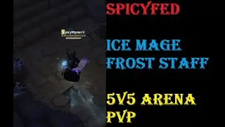 Albion Online PVP FROST STAFF 8 kills Arena 5v5