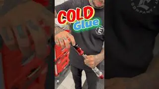 Dent repair with cold glue | Pdr classes #autobodyrepair #paintlessdentrepair #dentrepair #diy