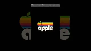 Retro Apple logo design process #logo #retro #graphicdesign