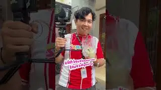 SAMANTHA BORONG BAKPAU BARENG TEAM !! #samantha