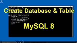 How to create Database in MySQL & How to create Table in MySQL?