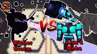 Wither storm vs Alex's Mobs Bosses | Minecraft Mob Battle