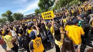 2024.11.9  台中市 中信兄弟封王遊行感謝祭 遊行抵達洲際棒球場