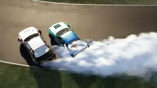 Driftland uk chasing Liam Bourke in his S13