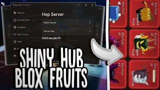 ESSE SCRIPT DE BLOX FRUITS ME SURPREENDEU NO AUTOFARM! Shiny Hub ATUALIZADO