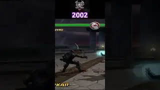 Evolution of Sub - Zero's Ice ball in Mortal Kombat games 1992 - 2019
