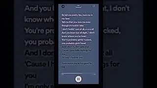 Idfc- blackbear (lyrics cover) #edit #lyricsvideo #spotifyplaylist #blackbear
