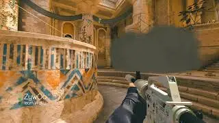 CSGO Vitality ZywOo 4 Kills M4A1s vs ITB Anubis BLAST Paris 2023