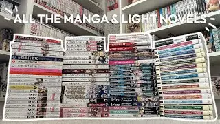 HUGE MANGA & LIGHT NOVEL HAUL 😵‍💫 80+ volumes ‧₊˚
