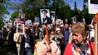 Бессмертный полк Евпатория 9 мая 2016
