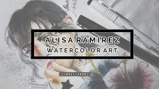 Alisa Ramirez ( The Aces) l Watercolor Art