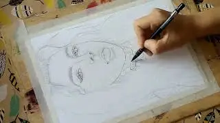 Speed paint pencil portrait Портрет карандашом