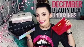 December Beauty Box Unboxing! (Birchbox, Ipsy, Boxycharm & Glossybox)