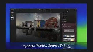 Camtasia 2023 - Dynamic Background Lower Thirds