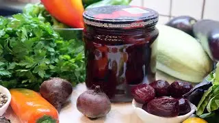 Pickled beets for the winter without sterilization