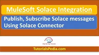 MuleSoft Solace Connector | Publish Subscribe Solace Messages in Mule | MuleSoft Solace Integration